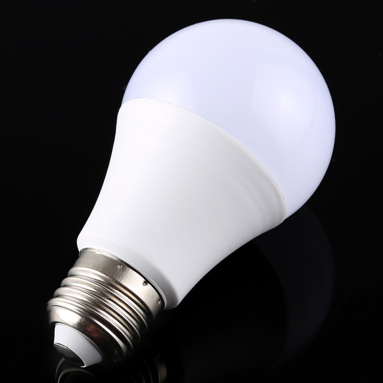 E27 7W 250-600LM Intelligent LED Bulb Energy Saving Light with Three Color Temperature, AC 85-265V