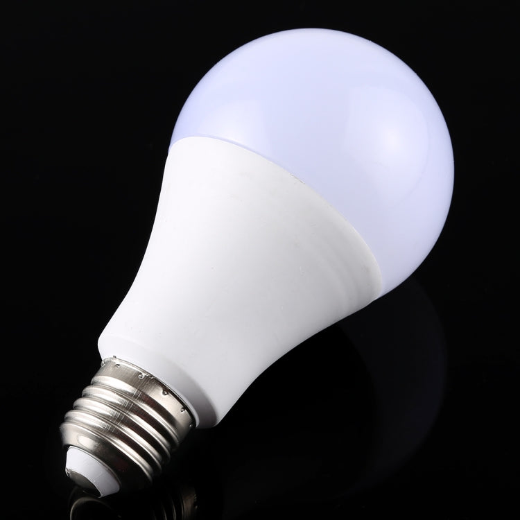E27 12W 250-600LM Intelligent LED Bulb Energy Saving Light with Three Color Temperature, AC 85-250V