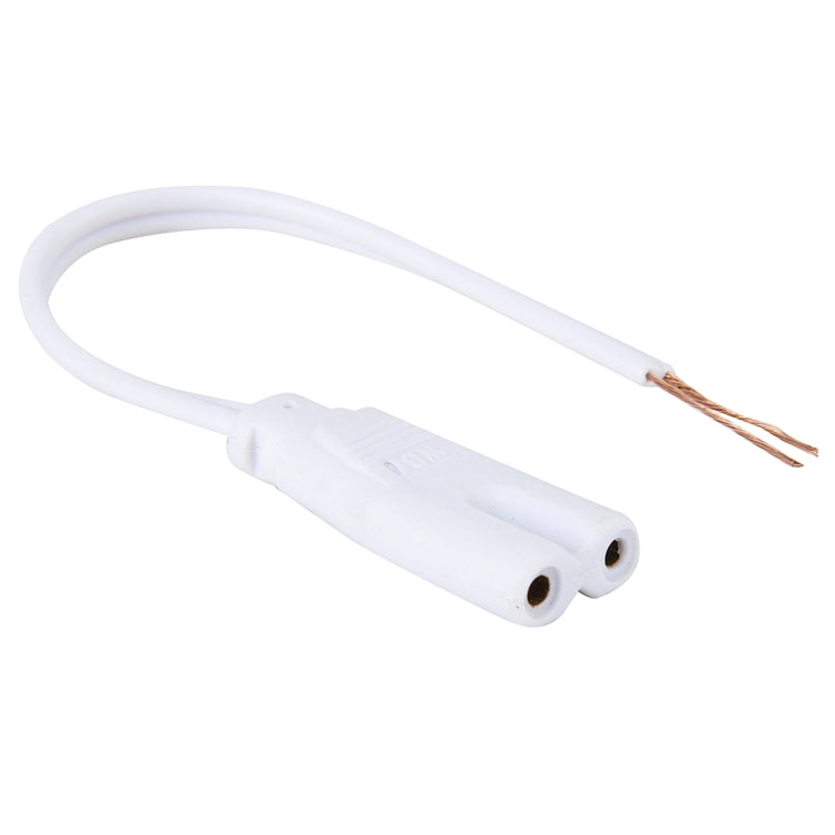 10 PCS 30cm Single Female Tube Connector Cable Fitting with 2 Plugs