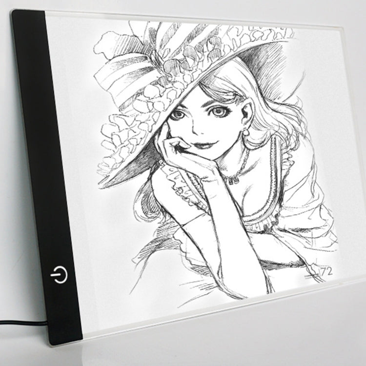 5W 3.5mm Ultra-thin USB A4 Paper LED Copy Pad Non-dimmable Digital Board Copy Desk Art Drawing Tracing Stencil Table Board