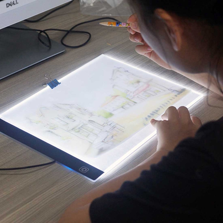 5W 3.5mm Ultra-thin USB A4 Paper LED Copy Pad Non-dimmable Digital Board Copy Desk Art Drawing Tracing Stencil Table Board