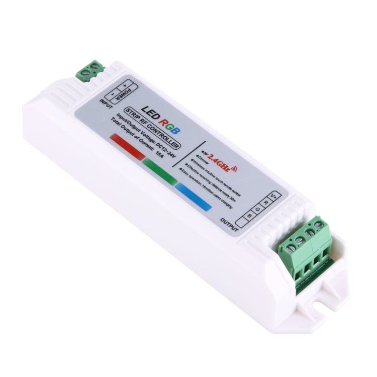 2.4GHz RF Wireless Touch Screen RGB LED Dimming Controller, DC 12-24V(White)
