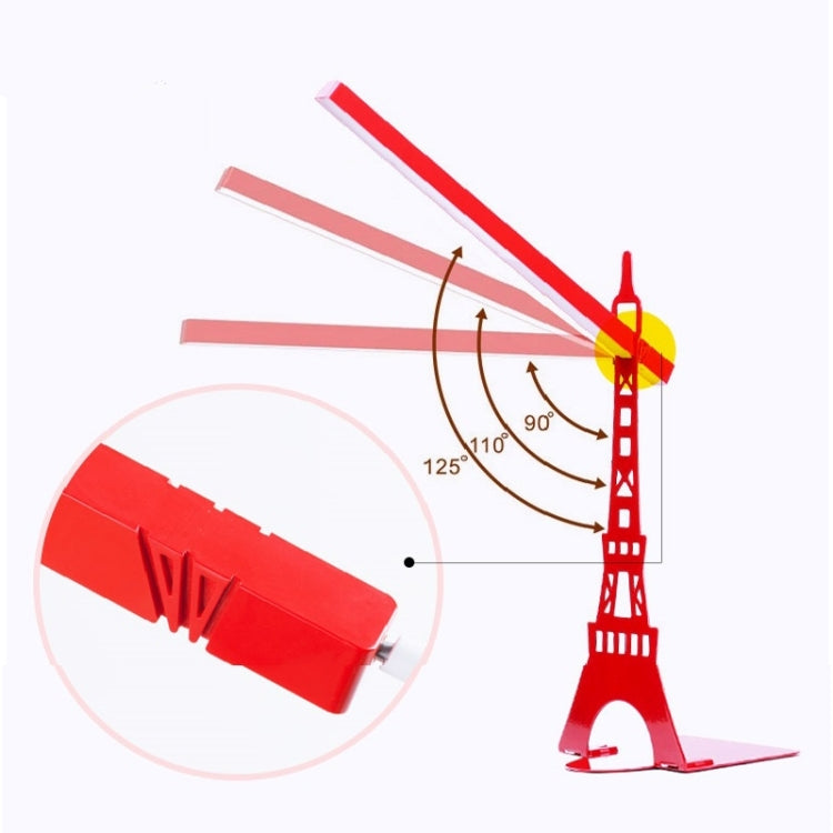 3W 12 LEDs USB Charging Eiffel Tower LED Desk Lamp Touch Lamp Dimmer Led Night Light Reading Lamp Bedroom Lamp Light, DC 5V