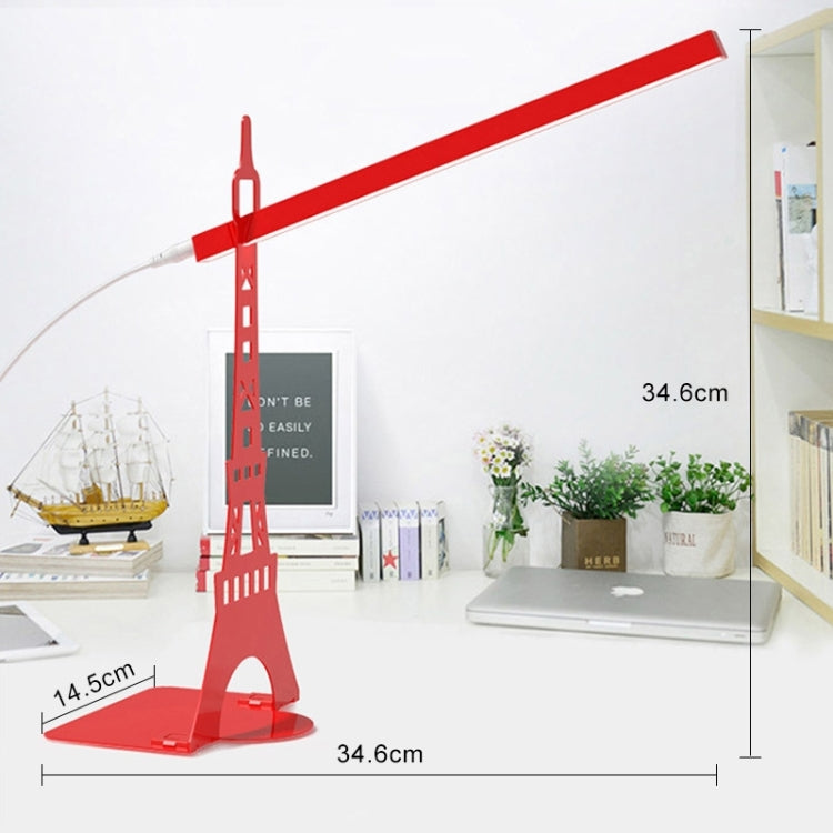 3W 12 LEDs USB Charging Eiffel Tower LED Desk Lamp Touch Lamp Dimmer Led Night Light Reading Lamp Bedroom Lamp Light, DC 5V