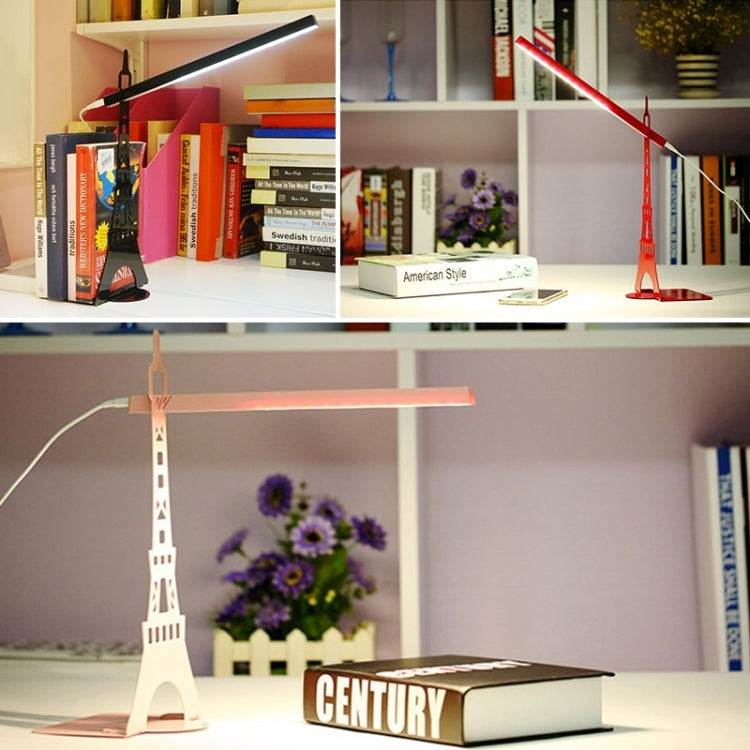 3W 12 LEDs USB Charging Eiffel Tower LED Desk Lamp Touch Lamp Dimmer Led Night Light Reading Lamp Bedroom Lamp Light, DC 5V