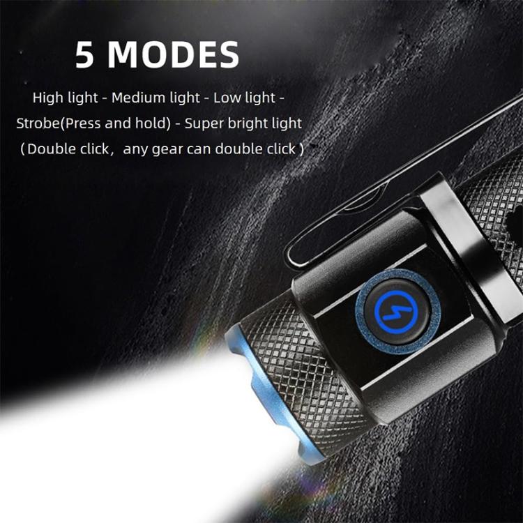 603 IPX6 Waterproof Mini Flashlight with Clip