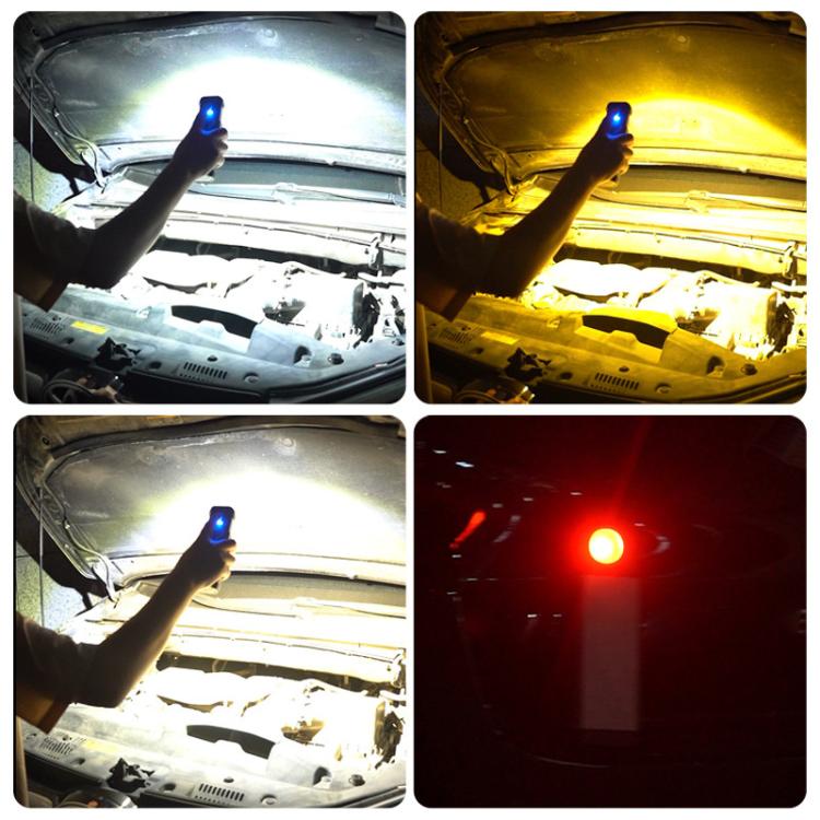 KXK-886 IP44 Waterproof Work Light 3 Color Temperature COB Emergency Flashlight