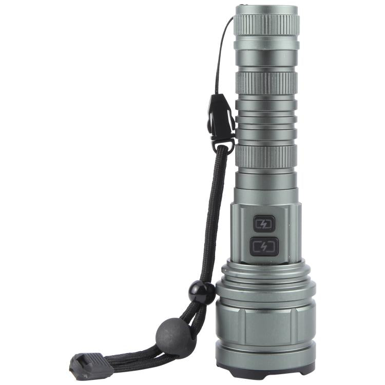 G62 20W White Laser Wick Telescopic Zoom LED Flashlight