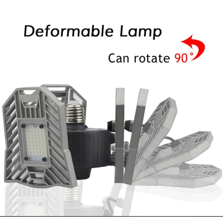 E26 E27 60W LED Lamp AC85V-277V LED Bulb Deformable High Power Light for Warehouse Factory Garage Basement Gym