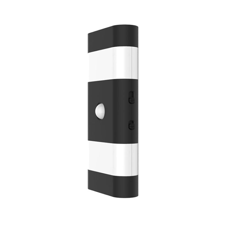 USB Charging 2 Modes White Light or Warm White Light CDS + PIR Human Body Motion Sensor, 6 LEDs 45 LM Rectangle Shape LED Night Light, Sensor Distance: 3-6m
