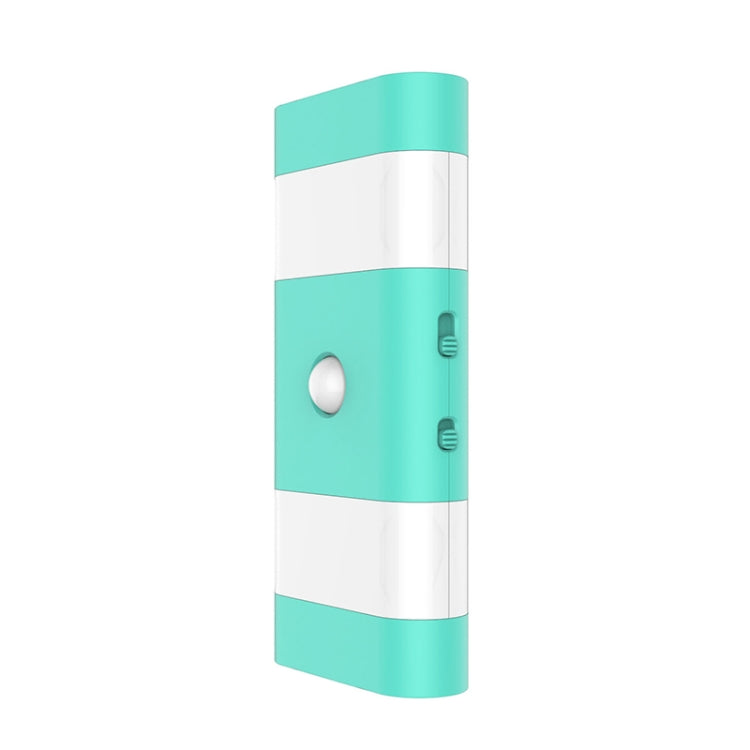 USB Charging 2 Modes White Light or Warm White Light CDS + PIR Human Body Motion Sensor, 6 LEDs 45 LM Rectangle Shape LED Night Light, Sensor Distance: 3-6m
