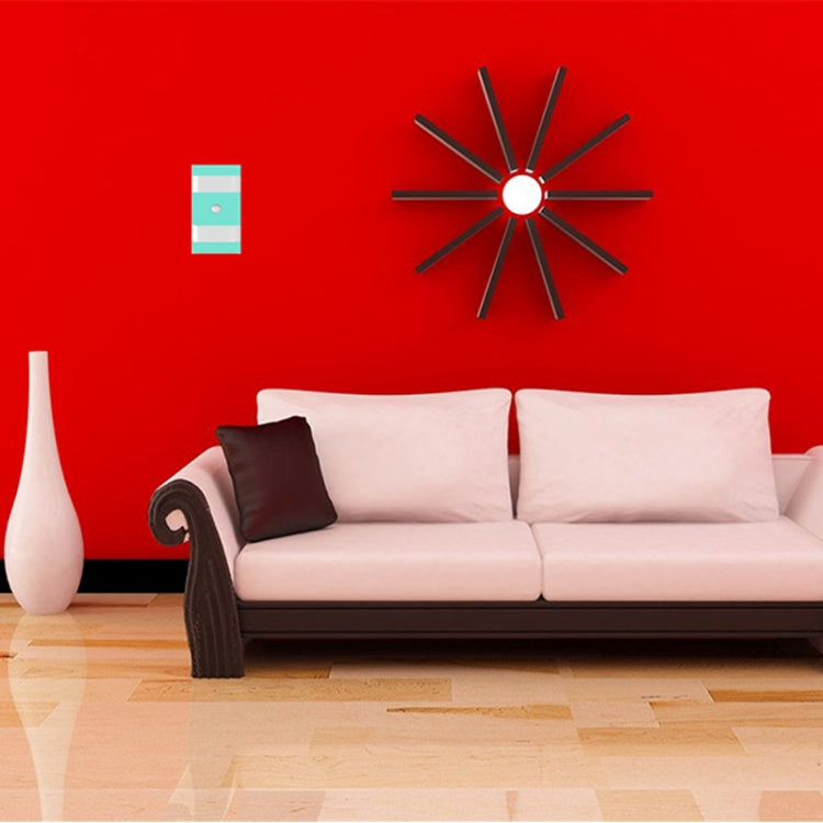 USB Charging 2 Modes White Light or Warm White Light CDS + PIR Human Body Motion Sensor, 6 LEDs 45 LM Rectangle Shape LED Night Light, Sensor Distance: 3-6m