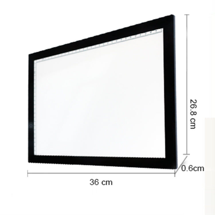 5W 5V LED Stepless Brightness Adjustable A4 Acrylic Copy Boards Anime Sketch Drawing Sketchpad with Scale