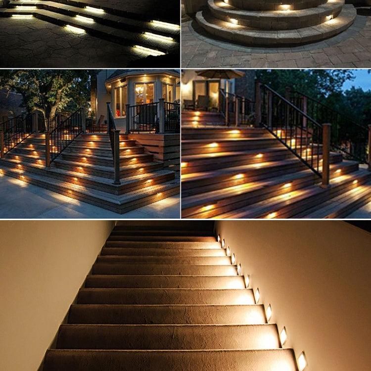 Grid Style White Light 1W Embedded LED Foundation Sign Side Wall Floor Lamp, Size: 105x105cm