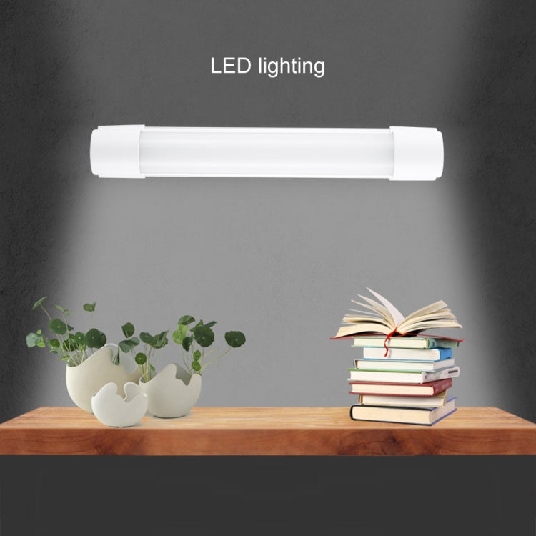 Q21 21cm White + Red USB LED Strip Light Portable 5V 650mA 5500-6500K with Switch
