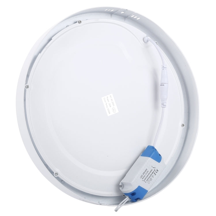 24W Round LED Surface Panel Light with LED Driver, 30cm 120 LEDs SMD 2835