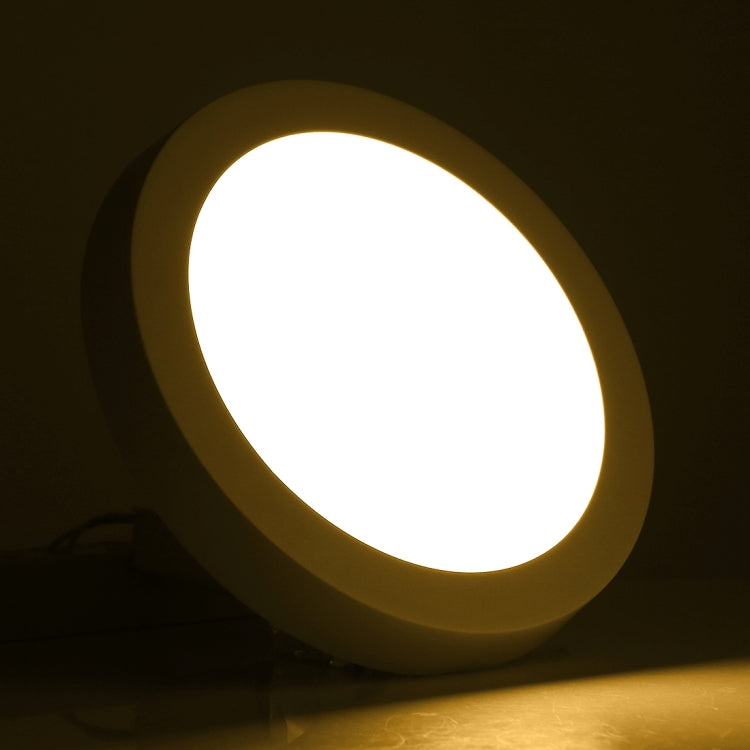 24W Round LED Surface Panel Light with LED Driver, 30cm 120 LEDs SMD 2835