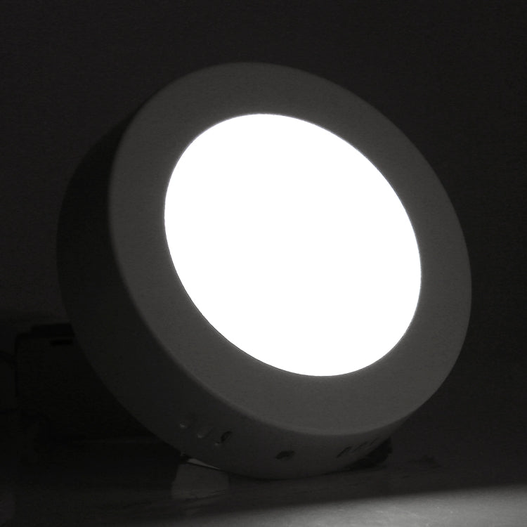 6W Round LED Surface Panel Light Lamp with LED Driver, 12cm 30 LEDs SMD 2835