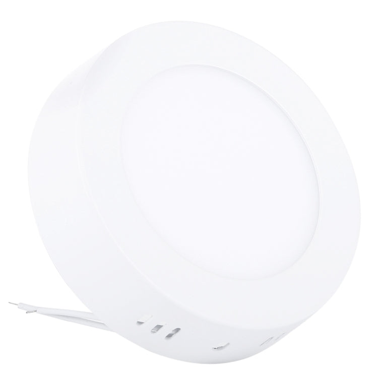6W Round LED Surface Panel Light Lamp with LED Driver, 12cm 30 LEDs SMD 2835
