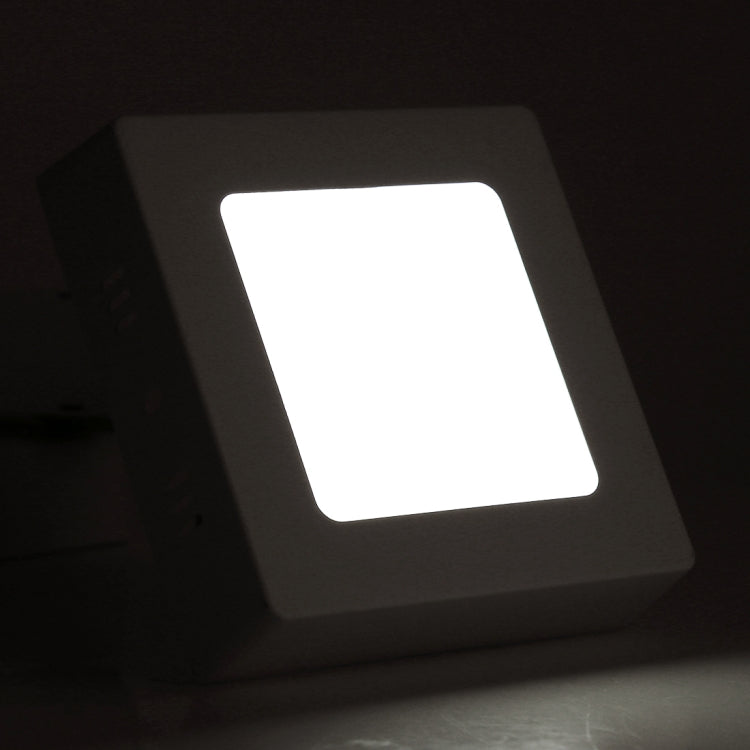 6W Square LED Surface Panel Light with LED Driver, 12cm 30 LEDs SMD 2835