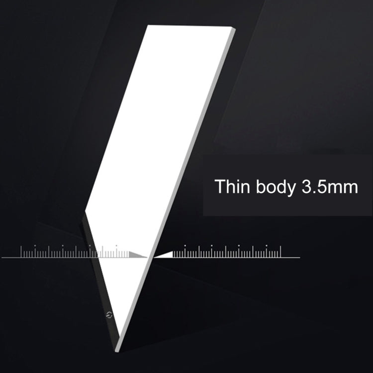 5W 3.5mm Ultra-thin USB A4 Paper LED Copy Pad Dimmable Digital Board Copy Desk Art Drawing Tracing Stencil Table Board