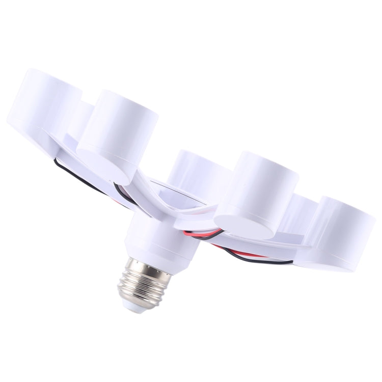 1 to 7 E27 Standard Lamp Holder Base Converter LED Light Bulbs Socket Adapter