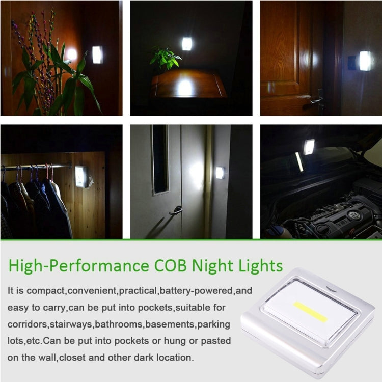 Mini White Light COB LED Wall Light, Switch