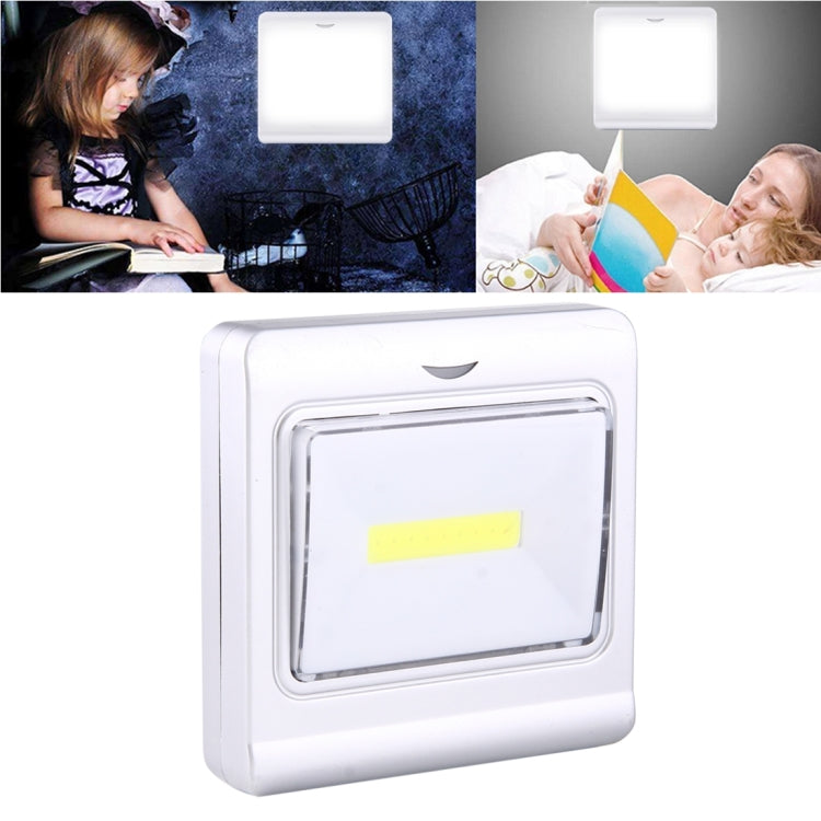 Mini White Light COB LED Wall Light, Switch