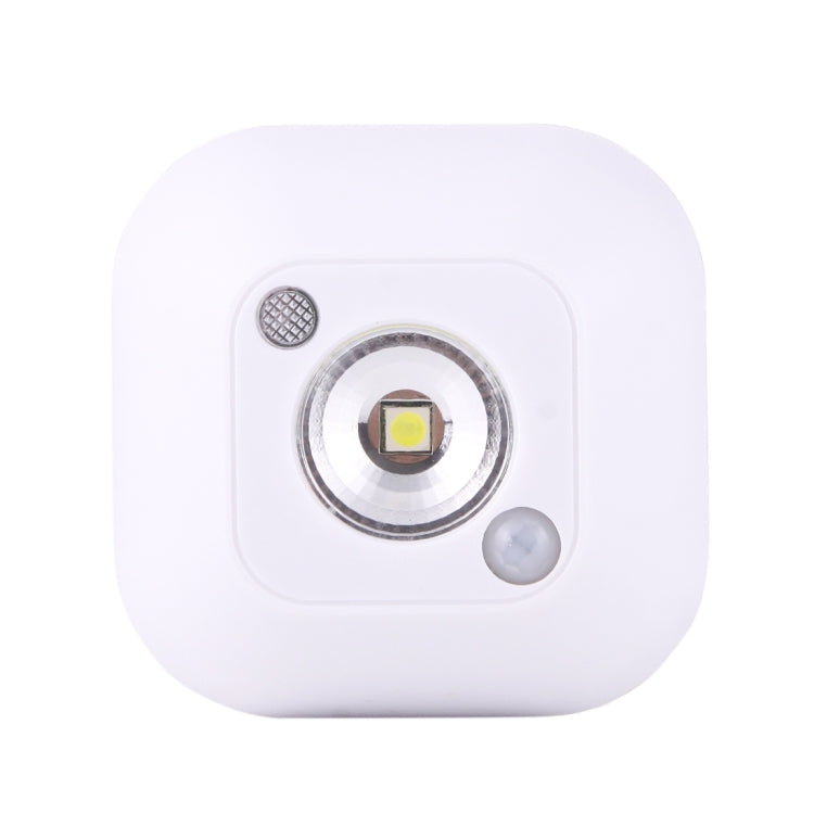 White Light Mini Human Body Motion Induction Ceiling Night Light , Porch Wall Lamps for Cabinets / Bedroom / Bathroom / Living Room, Sensor Distance: 2-3m