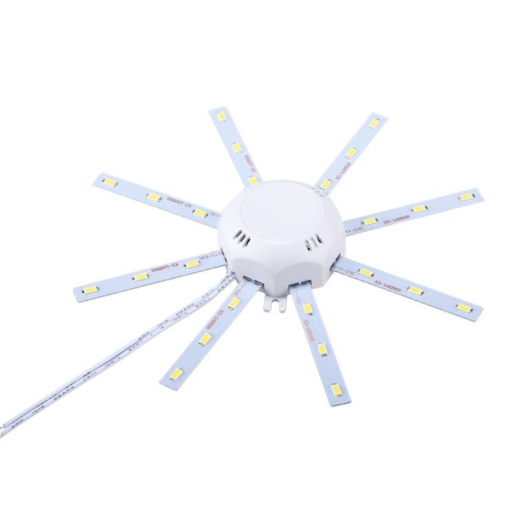 12W 24 LEDs SMD 5730 White Light LED Module Ceiling Replace Lamp Transformation Board Patch Light Source with Driver, AC 220V