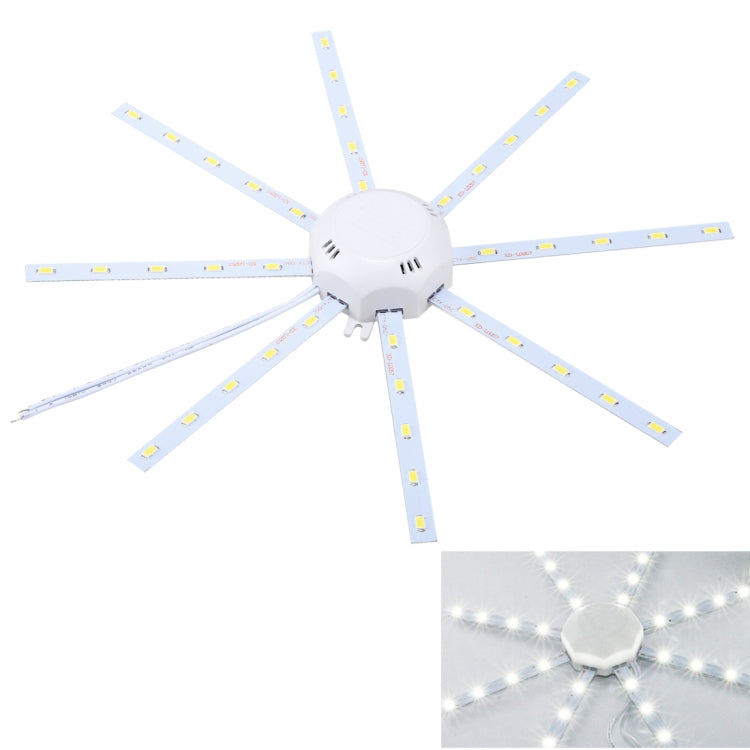 20W 40 LEDs SMD 5730 White Light LED Module Ceiling Replace Lamp Transformation Board Patch Light Source with Driver, AC 220V