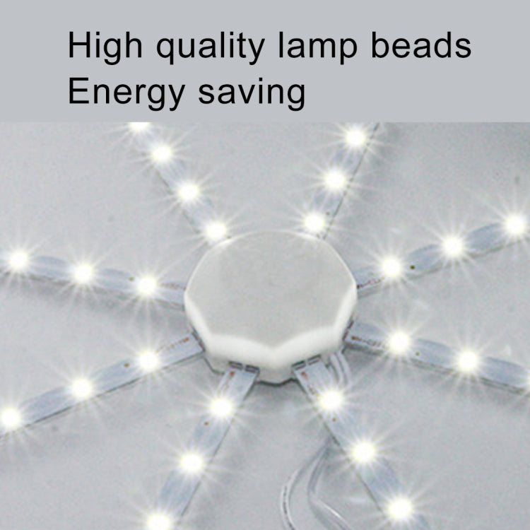 24W 48 LEDs SMD 5730 White Light LED Module Ceiling Replace Lamp Transformation Board Patch Light Source with Driver, AC 220V