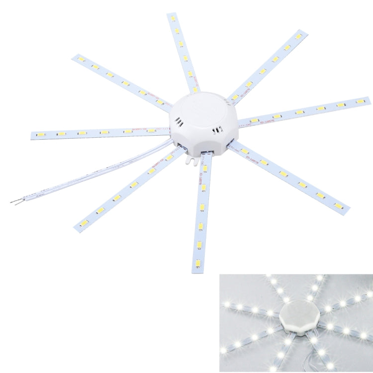 24W 48 LEDs SMD 5730 White Light LED Module Ceiling Replace Lamp Transformation Board Patch Light Source with Driver, AC 220V