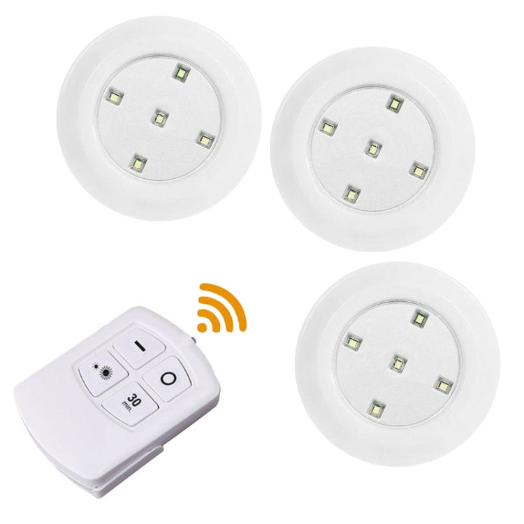 5W 3 x COB Night Light 5 LEDs Wall Lamp with Remote Control