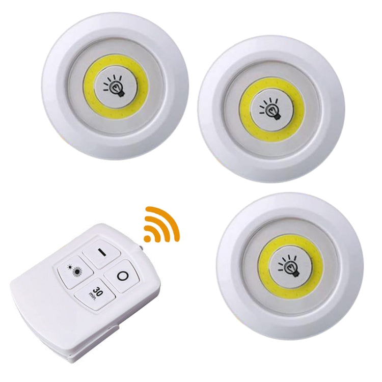 5W 3 x COB Night Light LED Wall Lamp with Remote Control