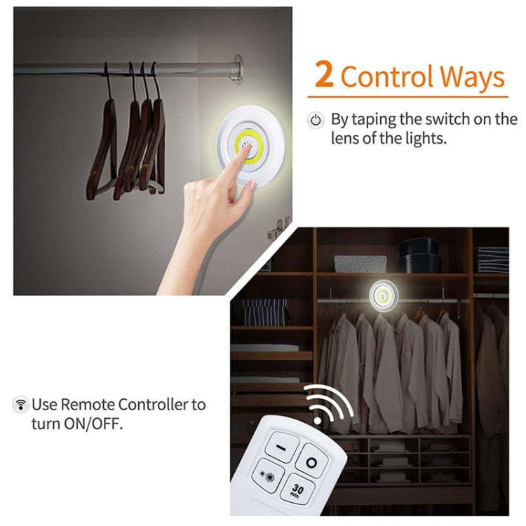 5W 3 x COB Night Light LED Wall Lamp with Remote Control