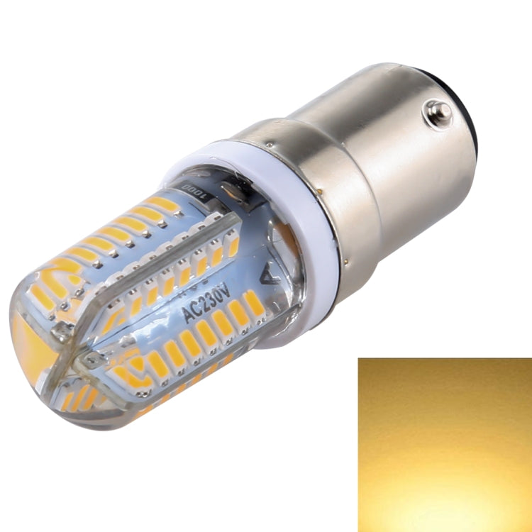 E15 SMD 3014 64 LEDs Dimmable LED Corn Light, AC 220V