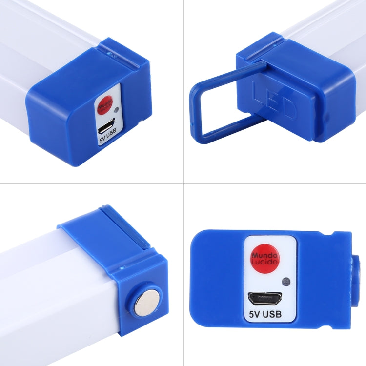 32cm 40W 700LM USB Emergency Light LED Strip Bar Light Three Levels of Brightness Adjustment (White Light)