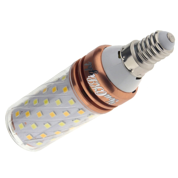 3 PCS  E14 6W LED Corn Light, 72 LEDs SMD 2835 3-color Dimming Energy-saving Bulbs, AC 85-265V