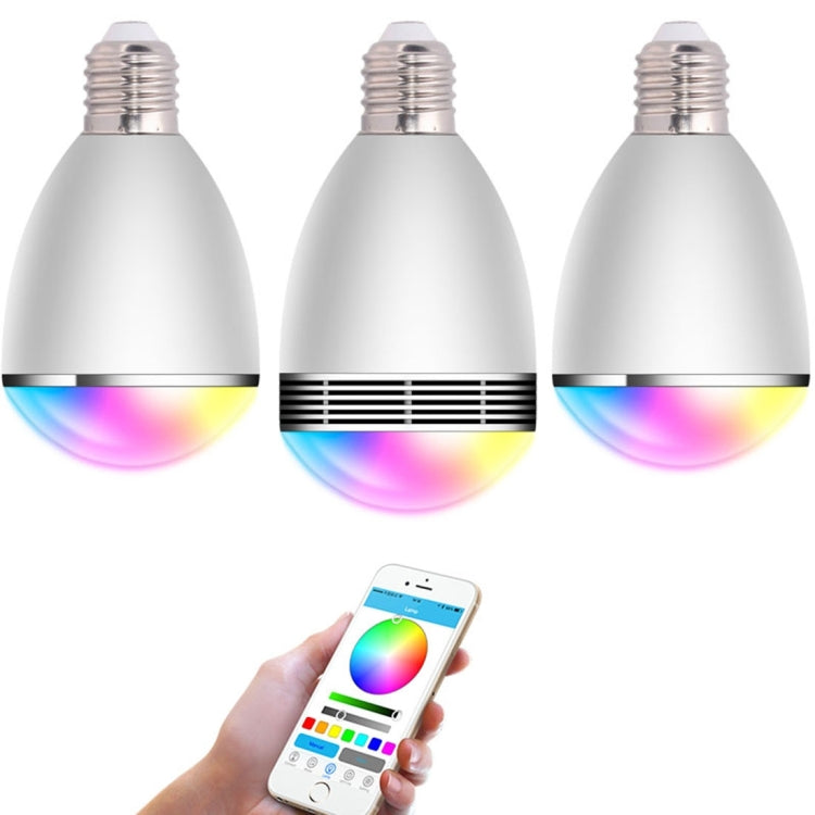 3 PCS BL06G Bluetooth V4.0 Smart LED Main and Sub Bulbs for iPhone 4s and Above Version / Android 2.3.3 and Above Version, Effective Bluetooth Distance: About 10m
