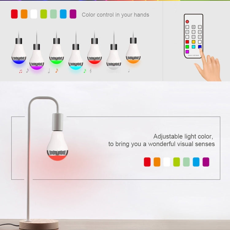 BL-05JR Bluetooth V4.0+EDR Smart LED Bulb with Remote Control for iPhone / iPad and Other Smartphones, Support IR Remote Control in Long Distance / Brightness Adjustment Function, Effective Bluetooth Distance: About 10m