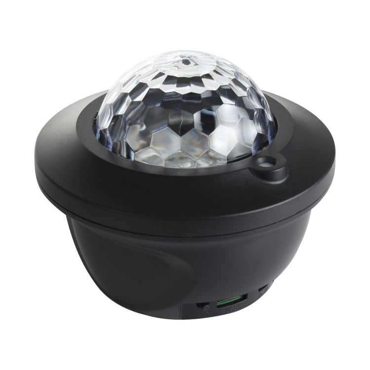 LED Bluetooth Music Starry Sky Projection Night Light with Remote Control (Black)