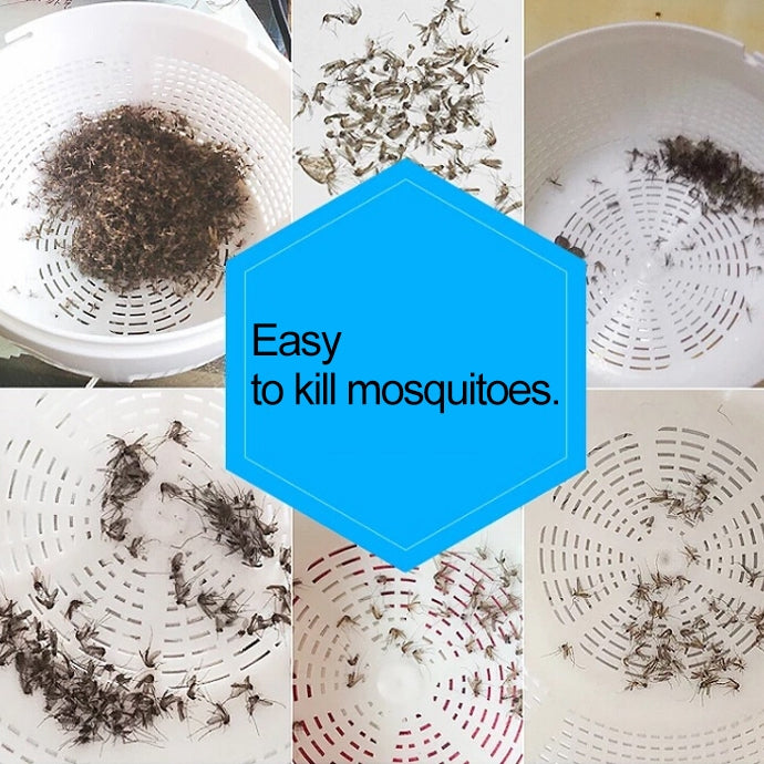 LED Light Efficient 6 LEDs Mosquito Killer Lamp, Suction Type USB Port Mute Photocatalyst No Radiation Mosquito Catcher(Green)