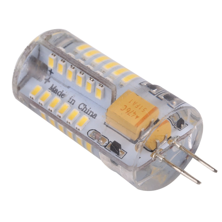 G4 4000-4500K 200LM 57LEDs Silicone LED Corn Light, 3014 SMD, Light Color: Natural White, AC / DC 12V