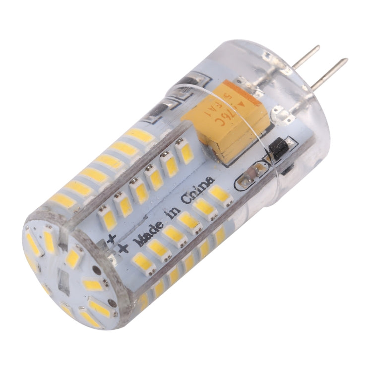 G4 4000-4500K 200LM 57LEDs Silicone LED Corn Light, 3014 SMD, Light Color: Natural White, AC / DC 12V