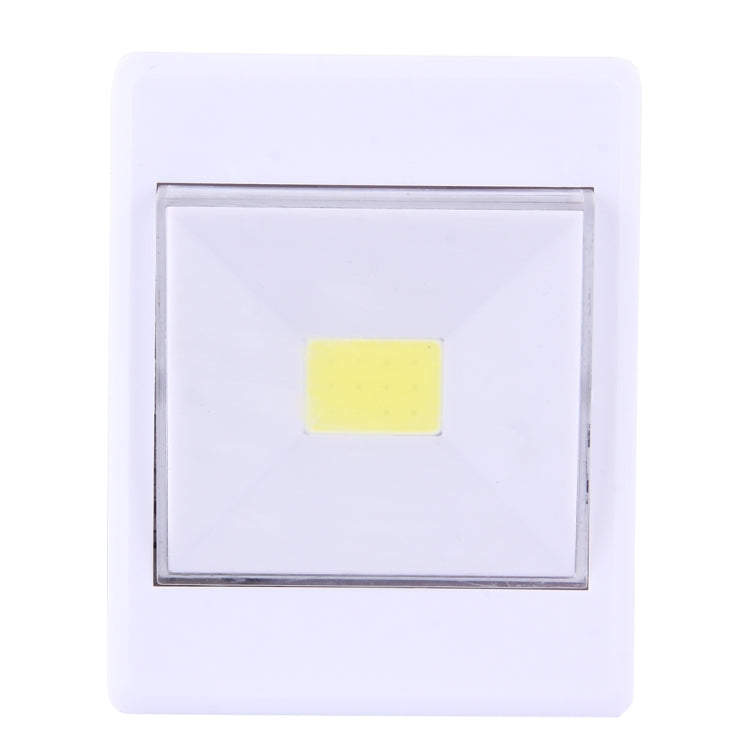 2 PCS Mini White Light COB LED Wall Light , Switch Night Light Lamp Closet Light