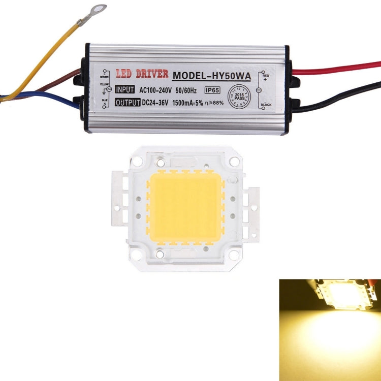 50W 4500LM High Power LED Integrated Light Lamp + 24-36V LED Driver