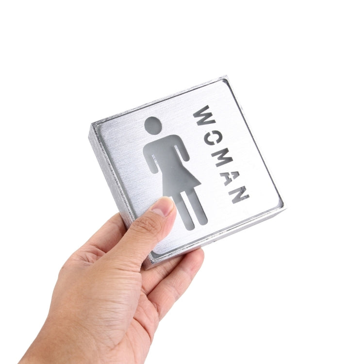 Women WC Toilet LED Sign Indicator Light, Size: 11x11x3.5cm