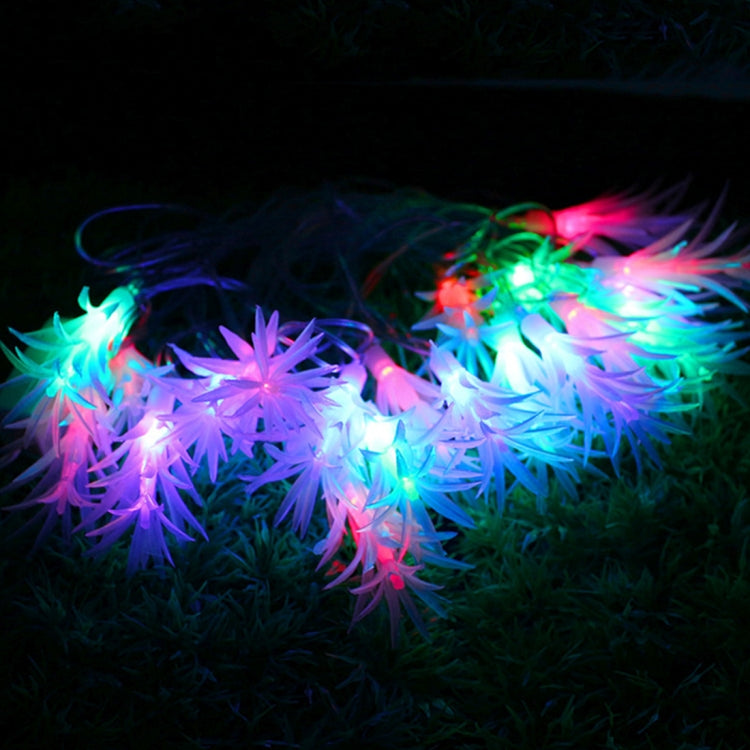4m White Pine Needles Water Resistant Colorful Light Modeling String Light, 20 LEDs Without End Joint and Controller, AC 110-240V