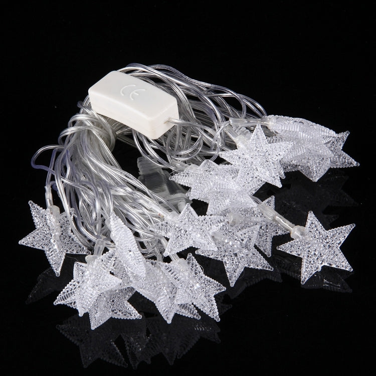 4m Stars Water Resistant Colorful Light Modeling String Light, 20 LEDs Without End Joint and Controller, AC 110-240V